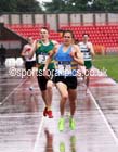 Alex Tovey (WSEH) holds off Greg Williams (Glasgow City) to win the 800 metres and also won the 1500 metres, British National League, Division 1, Gateshead. Photo: David T. Hewitson/Sports for All Pics